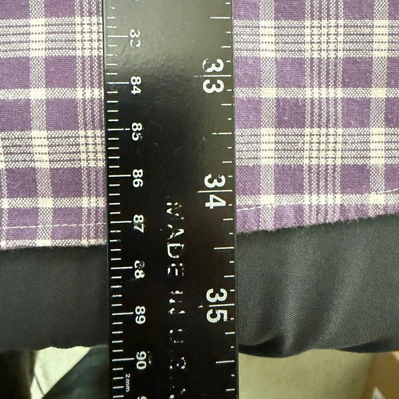 LL Bean Mens Oversized XXXL Tall Slightly Fitted Button Down Plaid Pocket Shirt - Picture 9 of 9